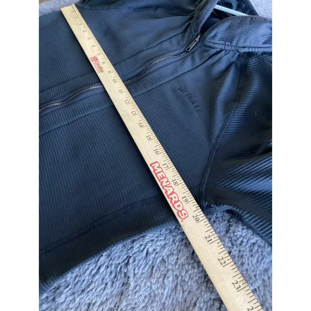 Merrell Women's Long‎ Sleeve Fleece Lined Full Zip Jacket Black Size Small